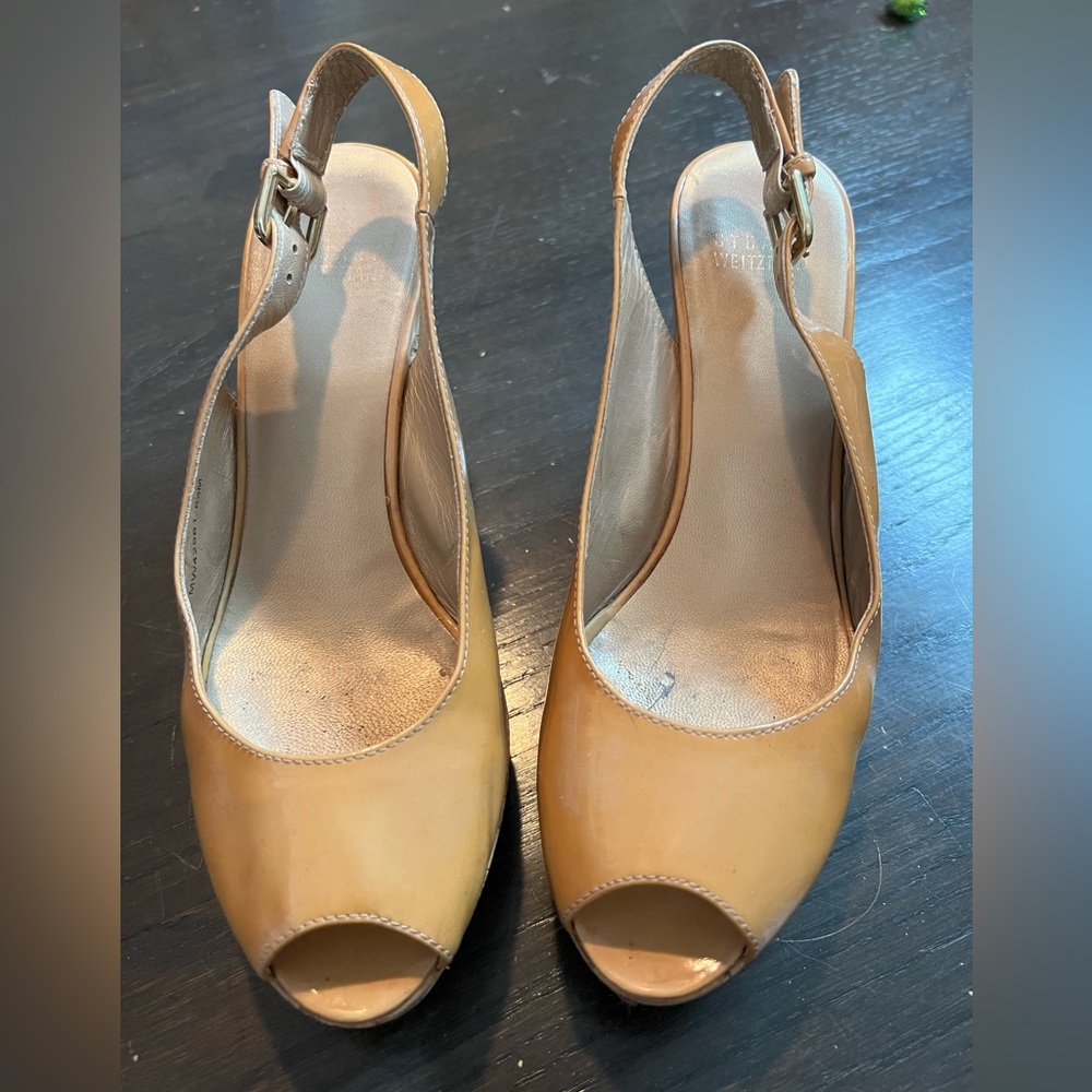Stuart Weitzman size 6.5 wedge shoes